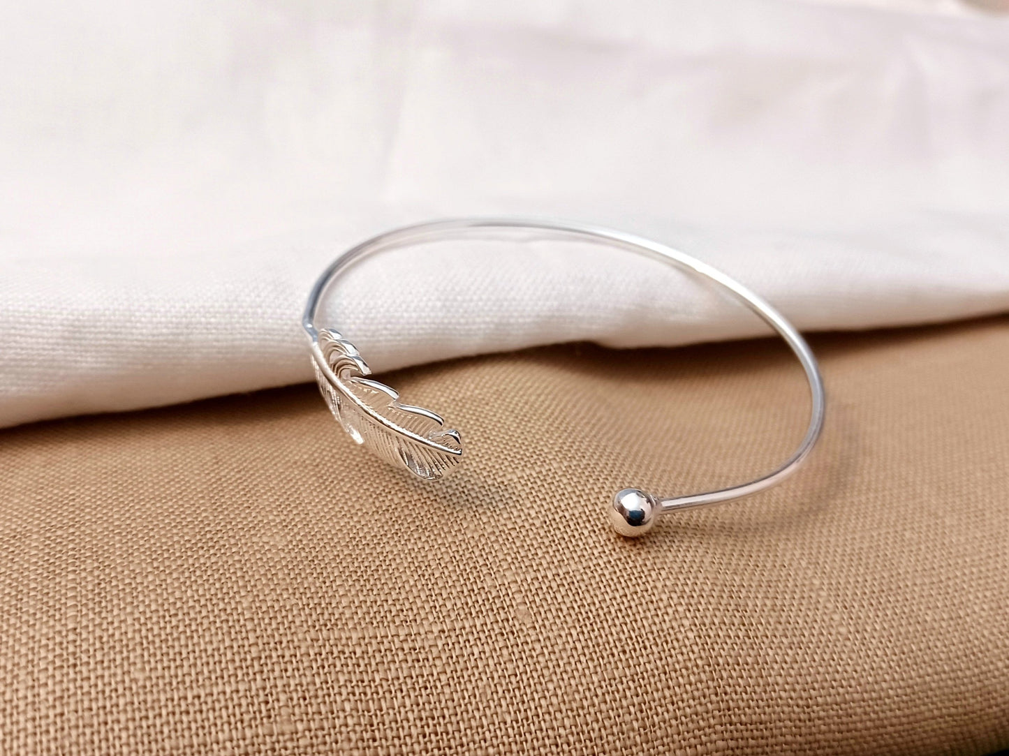 925 Sterling Silver 3 Layer Beaded Bracelet