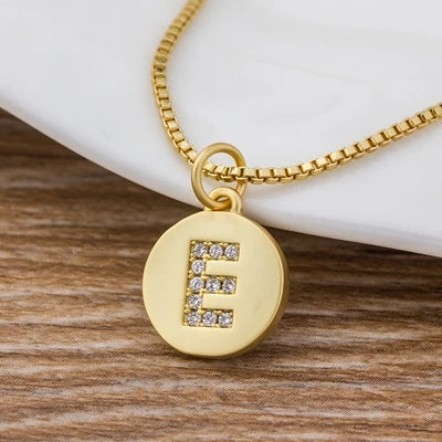 Personalised Gold Letter Initial Necklace