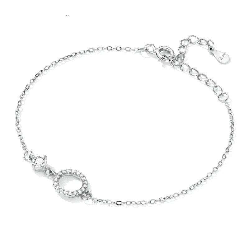 925 Sterling Silver Cubic Zirconia Bracelet