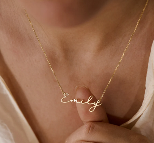 Personalised Name Gold Necklace