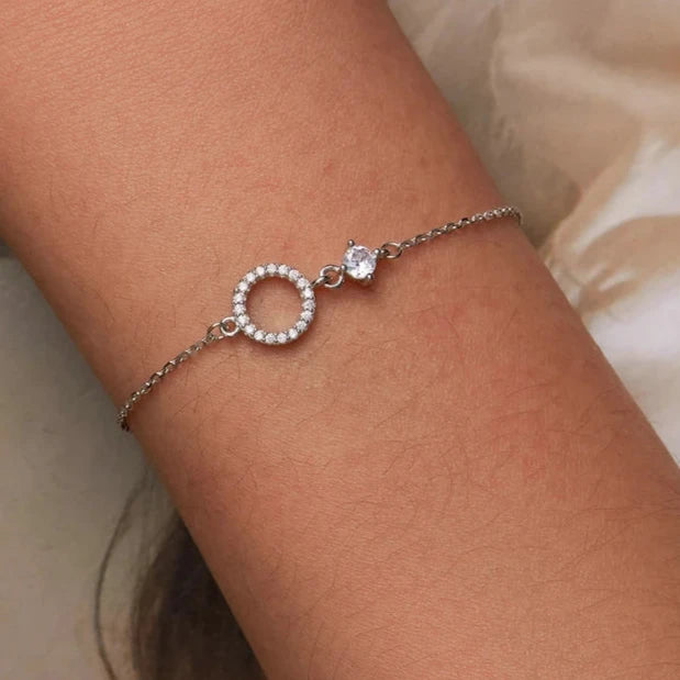 925 Sterling Silver Cubic Zirconia Bracelet