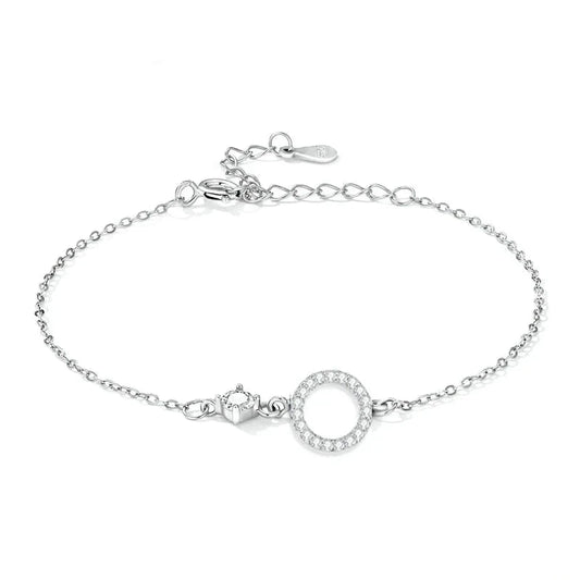 925 Sterling Silver Cubic Zirconia Bracelet